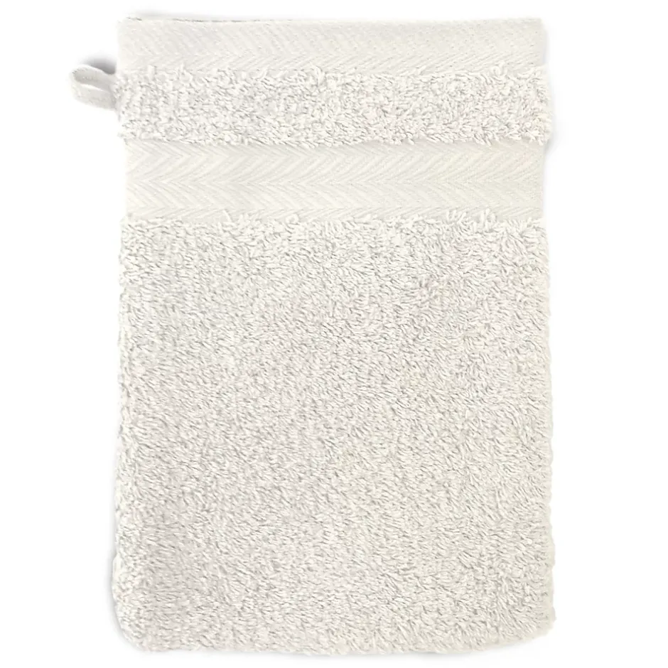 Linnea Parure de bain 5 pièces ROYAL CRESENT Blanc Crème 650g/m2
