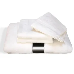 Linnea Parure de bain 5 pièces ROYAL CRESENT Blanc 650g/m2