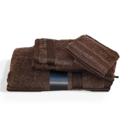 Linnea Parure de bain 5 pièces ROYAL CRESENT taupe 650g/m2