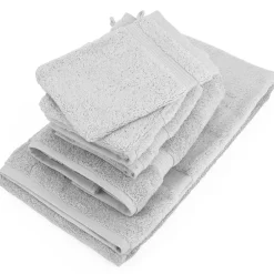 Linnea Parure de bain LUXOR 6 pièces argent* Serviette De Bain