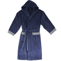 Guy Levasseur Peignoir adulte en coton éponge et broderie L