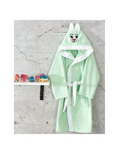 M'Deco Peignoir Eponge Enfant Vert - 1/2 ans* Serviette De Toilette