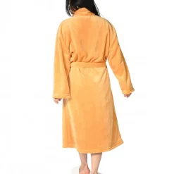 Sensei Maison Peignoir polaire mixte chaud & doux Caramel XL KOMO* Peignoir De Bain