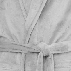 Sensei Maison Peignoir polaire mixte chaud & doux Gris Cendré XL KOMO* Peignoir De Bain