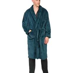 Sensei Maison Peignoir polaire mixte chaud & doux Petrol S KOMO