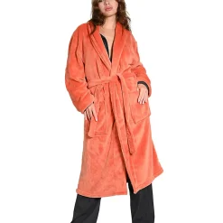 Sensei Maison Peignoir polaire mixte chaud & doux Corail XL KOMO* Peignoir De Bain