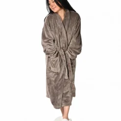 Sensei Maison Peignoir polaire mixte chaud & doux Noisette S KOMO* Peignoir De Bain