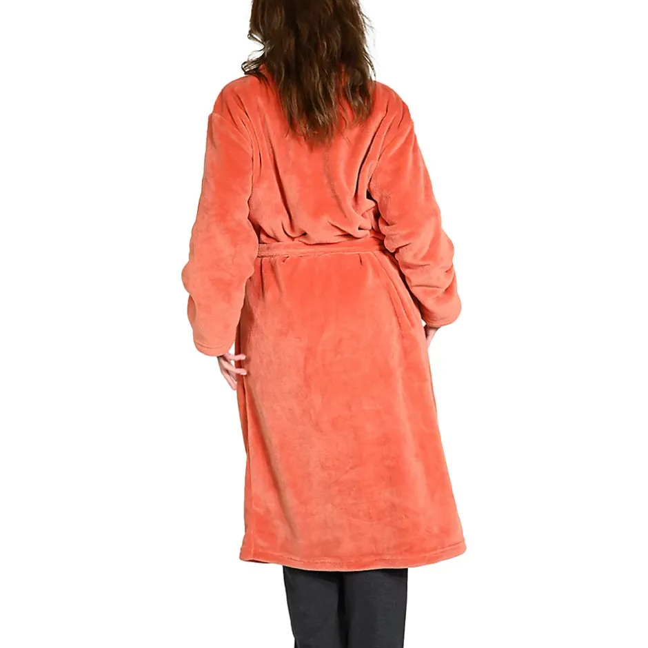Sensei Maison Peignoir polaire mixte chaud & doux Corail L KOMO