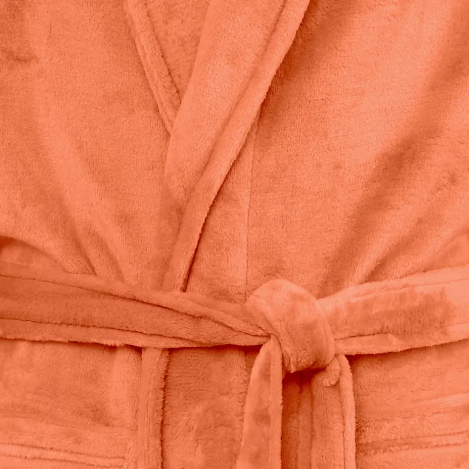 Sensei Maison Peignoir polaire mixte chaud & doux Corail L KOMO