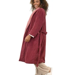 Sensei Maison Peignoir polaire mixte côtelé ultra chaud Terre Brulée 5 - XXL NOTTING HILL* Peignoir De Bain