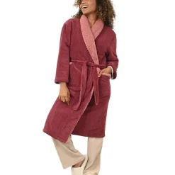 Sensei Maison Peignoir polaire mixte côtelé ultra chaud Terre Brulée XL NOTTING HILL* Peignoir De Bain