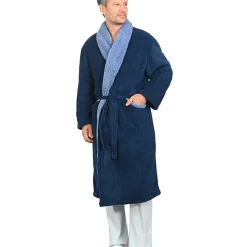 Sensei Maison Peignoir polaire mixte côtelé ultra chaud Denim S NOTTING HILL* Peignoir De Bain