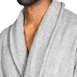 Sensei Maison Peignoir éponge homme-femme col châle 400 g/m² Blanc M STUDIO