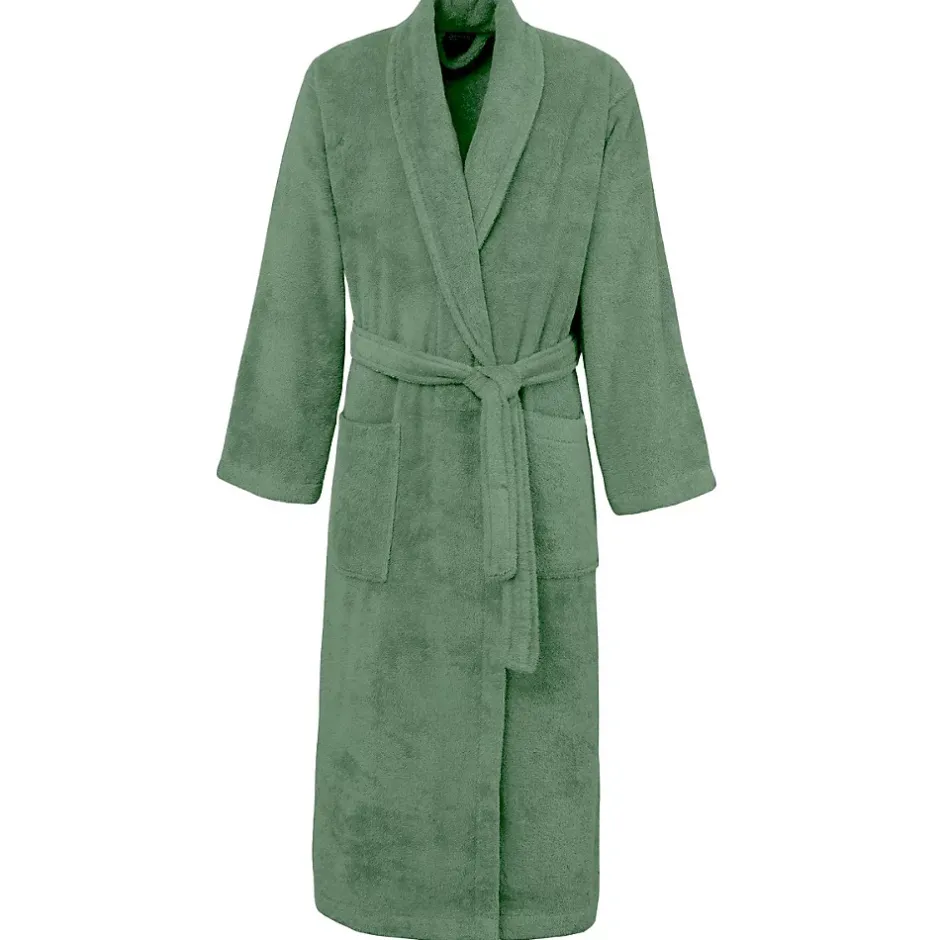 Sensei Maison Peignoir éponge homme-femme col châle 400 g/m² Lichen S STUDIO* Peignoir De Bain