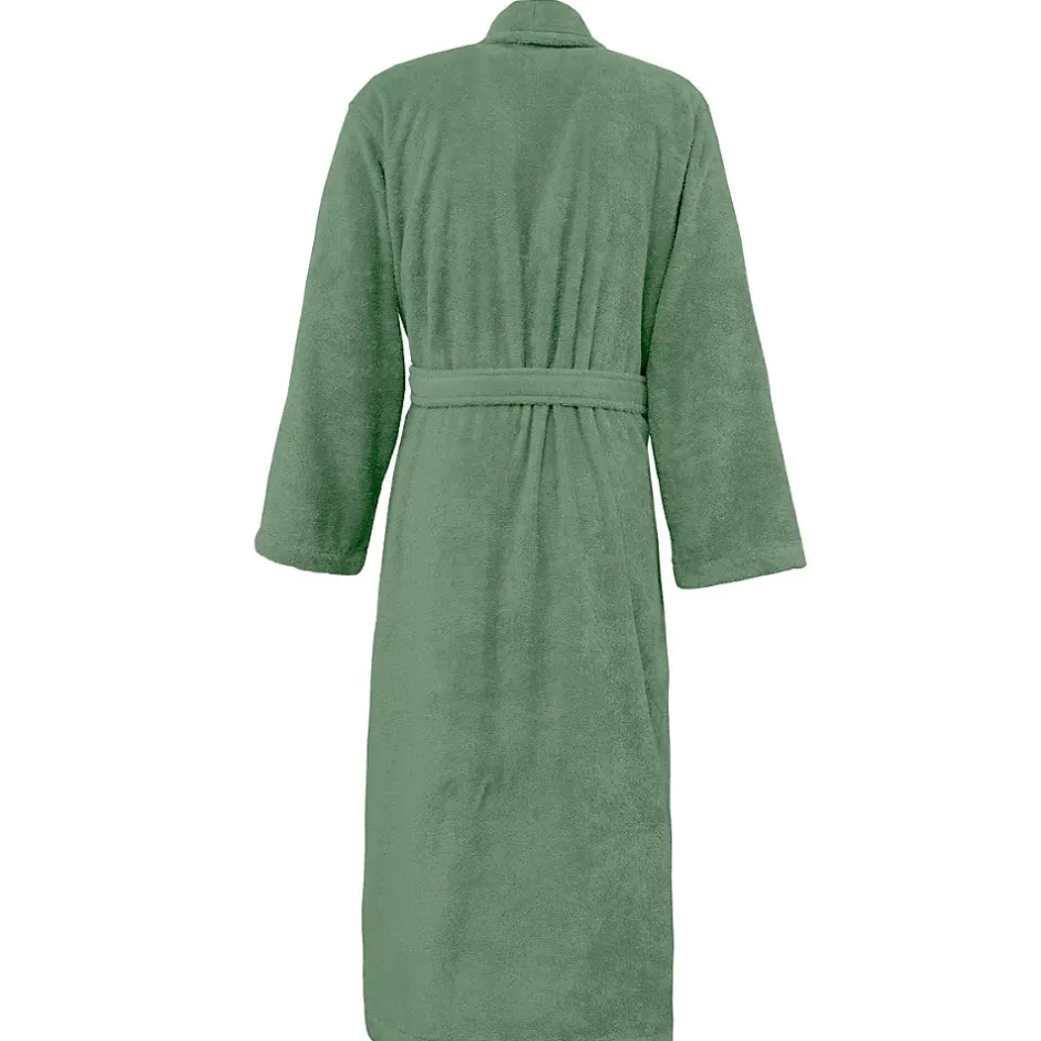 Sensei Maison Peignoir éponge homme-femme col châle 400 g/m² Lichen S STUDIO* Peignoir De Bain