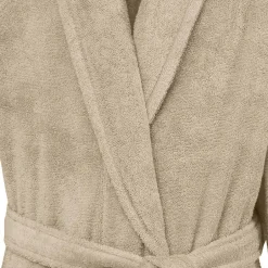 Sensei Maison Peignoir éponge homme-femme col châle 400 g/m² Sable L STUDIO