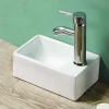Rue Du Bain Petit lave main Gain de Place Droite - Céramique - 30x20 cm - Essento