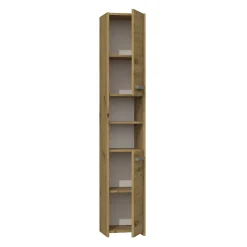 Autres PISA - Armoire Colonne de salle de bains - 170x30x30 cm - Meuble rangement salle de bains