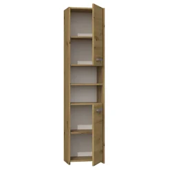 Autres PISA - Armoire colonne de salle de bains - 170x40x30cm - Meuble colonne de rangement salle de bain