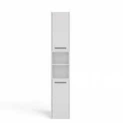 Topeshop PISA - Colonne de salle de bain 30x30x170 - Meuble salle de bain - Rangement salle de bain - Colonne rangement