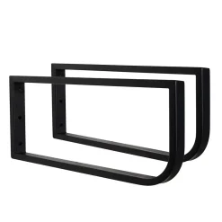 Mob-In Plan de toilette suspendu pour vasque WILL - 60 cm avec équerres métal