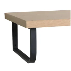 Mob-In Plan de toilette suspendu pour vasque WILL - 60 cm avec équerres métal