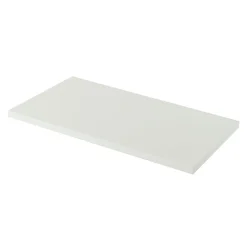 GoodHome Plan de toilette blanc mat L.80 x l.45 x ép.2,8 cm, Perma* Plan De Travail Buanderie|Plan De Travail Salle De Bains