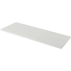 GoodHome Plan de toilette blanc mat L.120 x l.45 x ép.2,8 cm, Perma* Plan De Travail Buanderie|Plan De Travail Salle De Bains