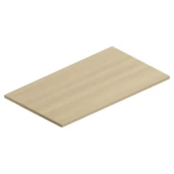 Ipiemme SRL Plan de toilette effet chêne L.90 x l.51,5 x ép.2 cm, Pura+