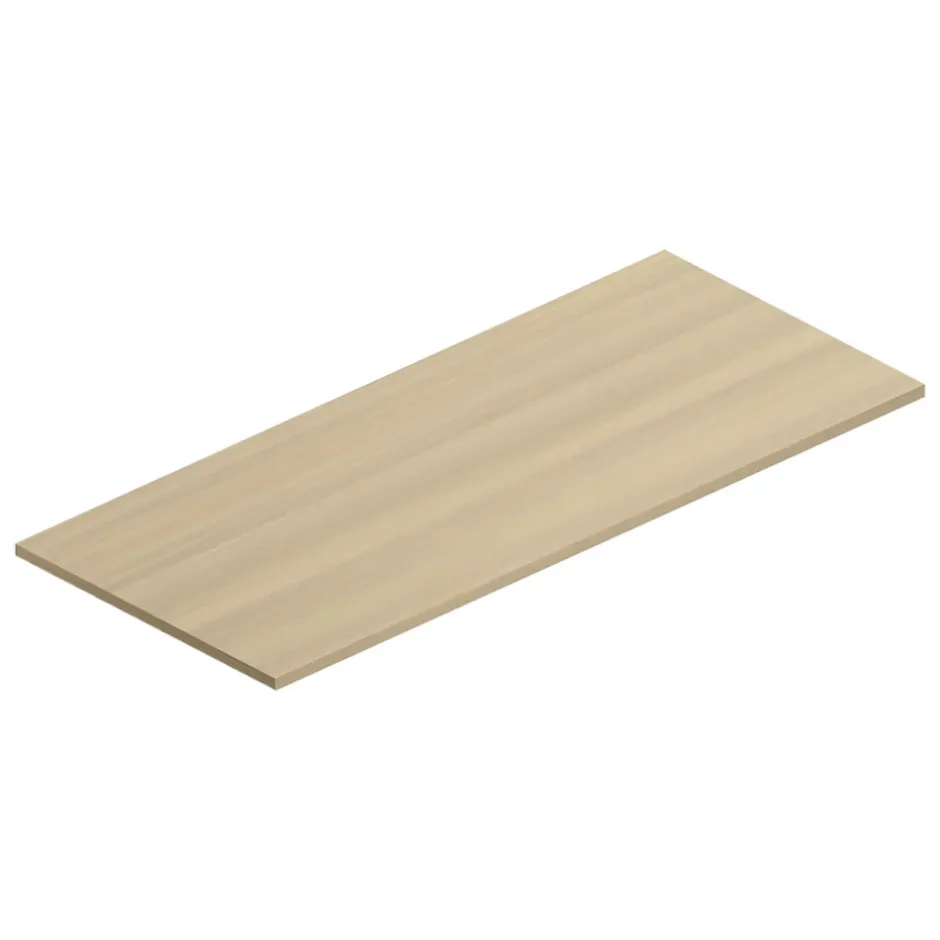 Ipiemme SRL Plan de toilette effet chêne L.120 x l.51,5 x ép.2 cm, Pura+