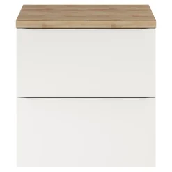 GoodHome Plan de toilette Hartland L. 60 cm chêne