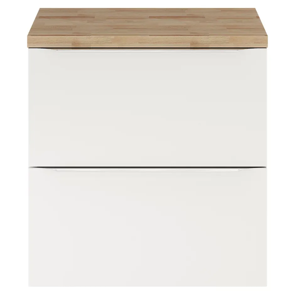 GoodHome Plan de toilette Hartland L. 60 cm chêne