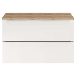 GoodHome Plan de toilette Hartland L. 100 cm chêne* Plan De Travail Buanderie|Plan De Travail Salle De Bains