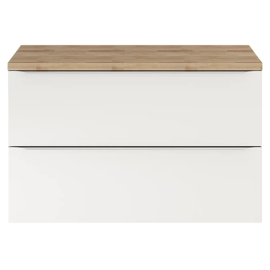 GoodHome Plan de toilette Hartland L. 100 cm chêne* Plan De Travail Buanderie|Plan De Travail Salle De Bains
