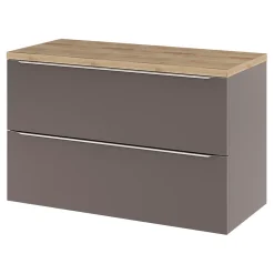 GoodHome Plan de toilette Hartland L. 100 cm chêne* Plan De Travail Buanderie|Plan De Travail Salle De Bains