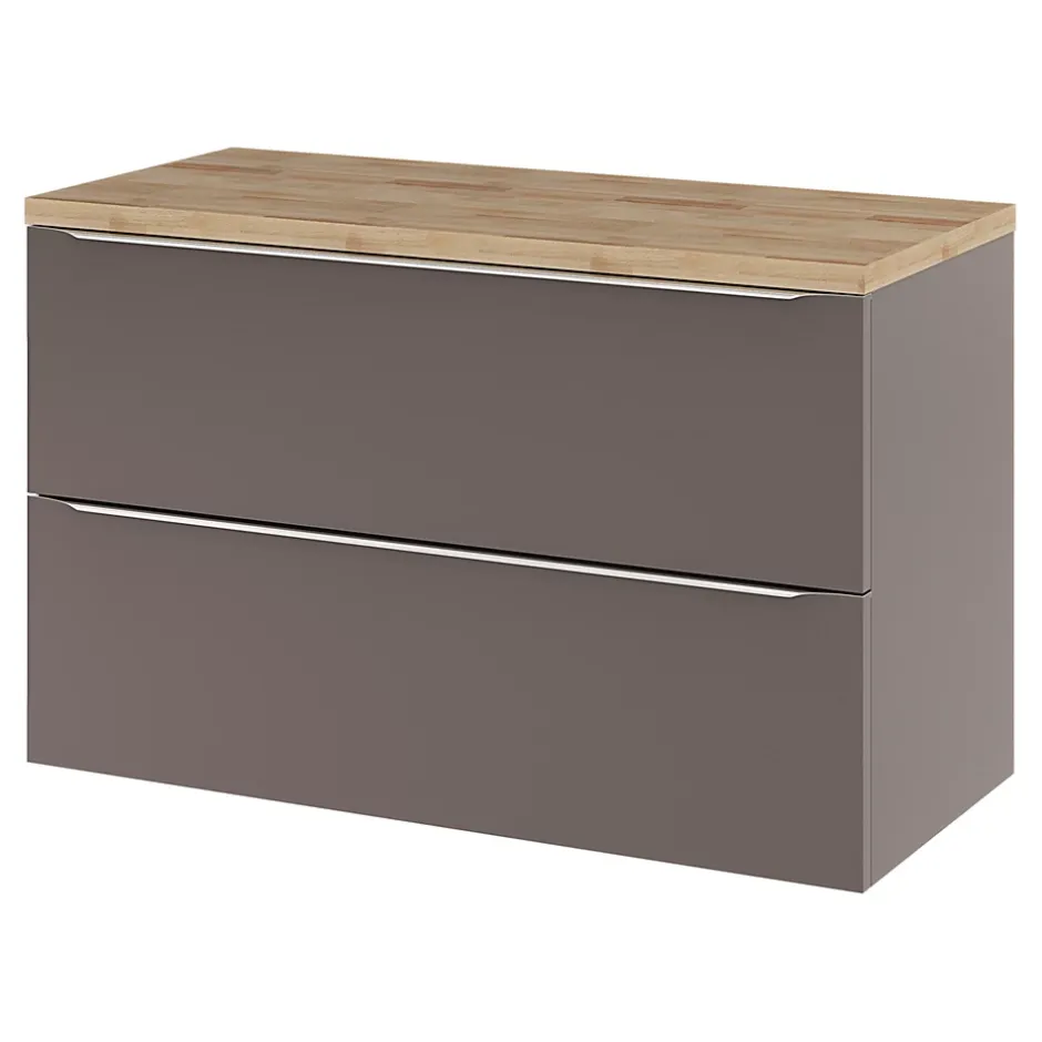 GoodHome Plan de toilette Hartland L. 100 cm chêne* Plan De Travail Buanderie|Plan De Travail Salle De Bains