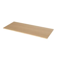 GoodHome Plan de toilette Avela placage chêne 120 cm