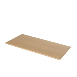 GoodHome Plan de toilette Avela placage chêne 100 cm