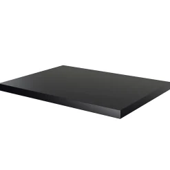 GoodHome Plan de toilette L.60,5 x l.45,5 cm, noir mat, Cadelia