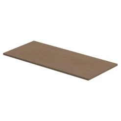 GoodHome Plan de toilette L.100 x l.45 x ép.18 cm effet chêne Kentia