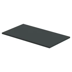GoodHome Plan de toilette L.80 x l.45 x ép.18 cm vert forêt mat Kentia