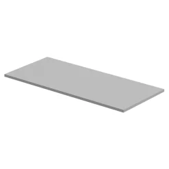 GoodHome Plan de toilette L.100 x l.45 x ép.18 cm blanc mat Kentia* Plan De Travail Buanderie|Plan De Travail Salle De Bains
