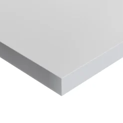 GoodHome Plan de toilette L.100 x l.45 x ép.18 cm blanc mat Kentia* Plan De Travail Buanderie|Plan De Travail Salle De Bains