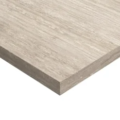 GoodHome Plan de toilette L.100 x l.45 x ép.2 cm, effet travertin, Cadélia
