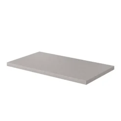 GoodHome Plan de toilette L.80 x l.45 x ép.2 cm effet granit gris Cadélia* Plan De Travail Buanderie|Plan De Travail Salle De Bains