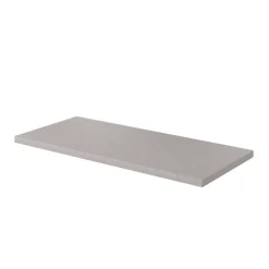 GoodHome Plan de toilette L.100 x l.45 x ép.2 cm, effet granite gris, Cadélia* Plan De Travail Buanderie|Plan De Travail Salle De Bains