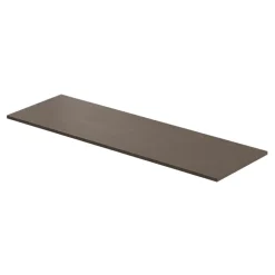 GoodHome Plan de toilette L.140 x l.45 x ép.1,8 cm effet noyer Kentia