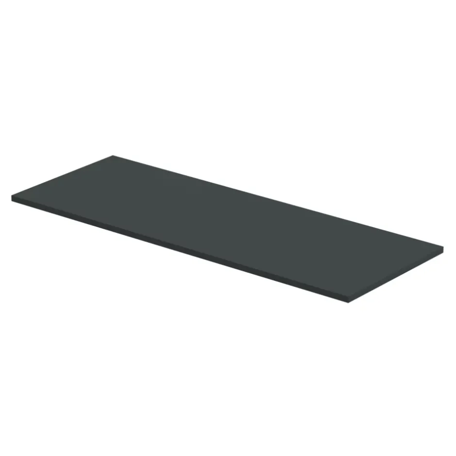 GoodHome Plan de toilette L.120 x l.45 x ép.18 cm vert forêt mat Kentia
