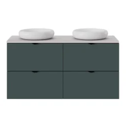 GoodHome Plan de toilette L.120 x l.45 x ép.1,8 cm beige cachemire Kentia
