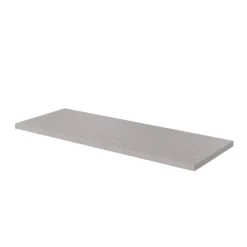 GoodHome Plan de toilette L.120 x l.45 x ép.2 cm effet granite gris Cadélia